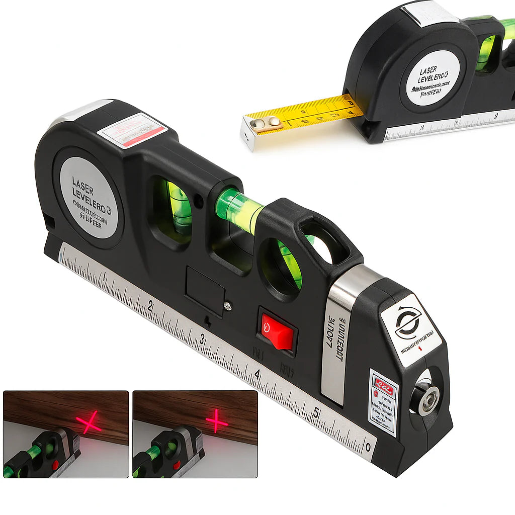 Distance Meter 4-in-1 Level Tape