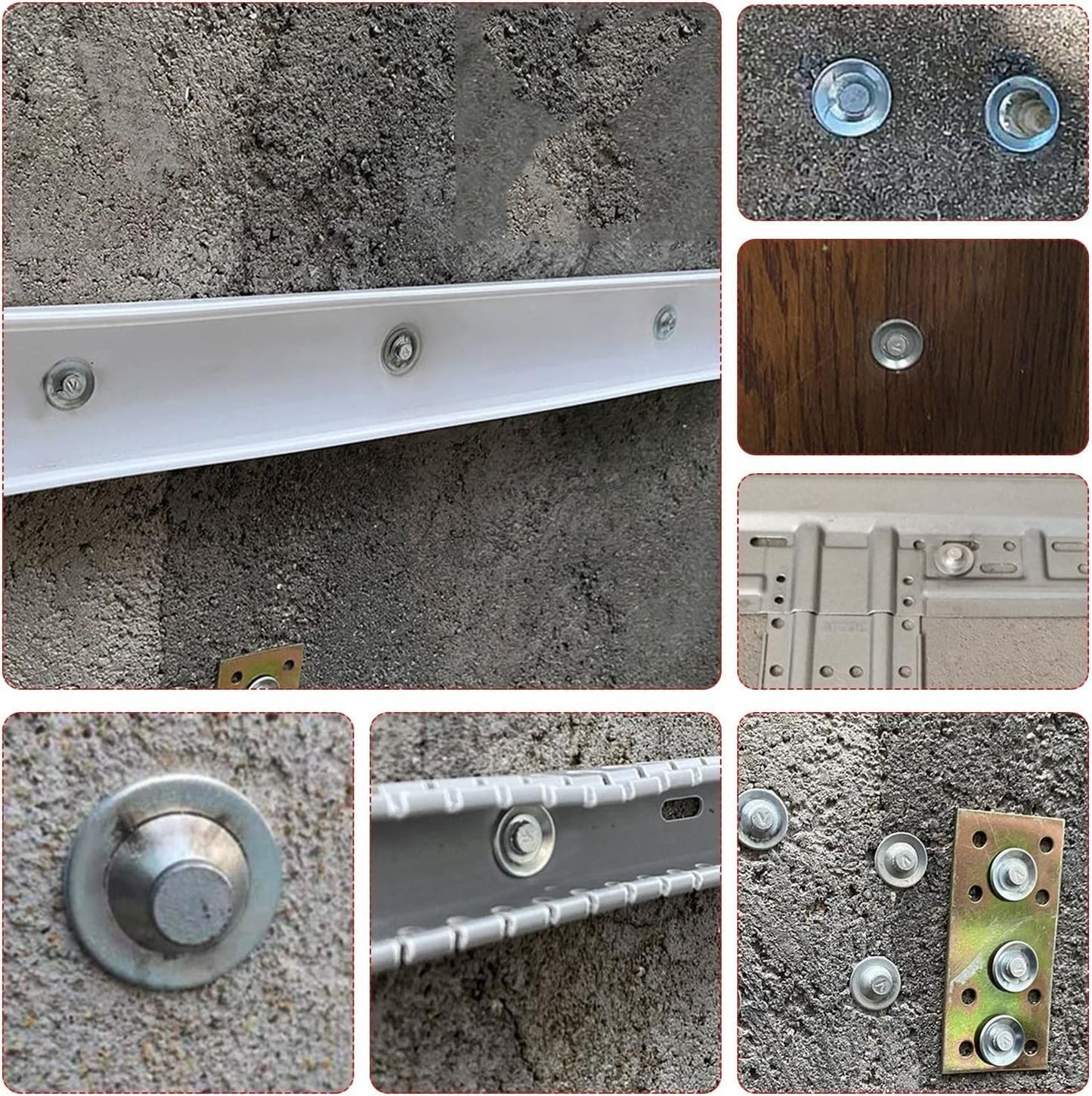 Nail Gun Manual Steel Nails, Round Nails (100 Pieces)