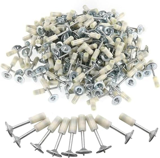 Nail Gun Manual Steel Nails, Round Nails (100 Pieces)