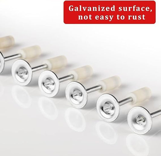 Nail Gun Manual Steel Nails, Round Nails (100 Pieces)